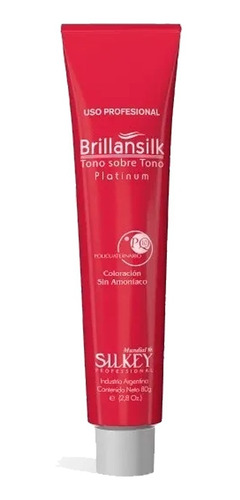 Coloración Brillansilk Tono Sobre Tono Platinum - Silkey 60g