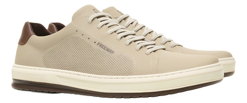 Zapatillas Hombre Cuero Cordón Elástico Freeway Link 01