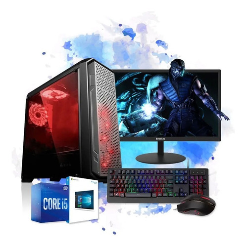 Imagem 1 de 6 de Pc Gamer Completo Intel I5 8gb Hd 500gb Placa De Video
