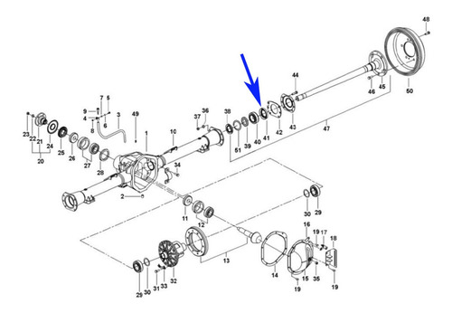 Imagen 4 de 5 de Retén Eje Palier Ext. 54x80x11.5 Mahindra Pik Up 2008-2017