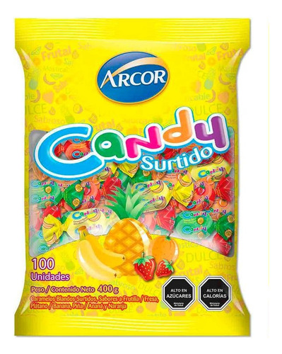 Candy Masticables Surtidos ( 100 Unidades )