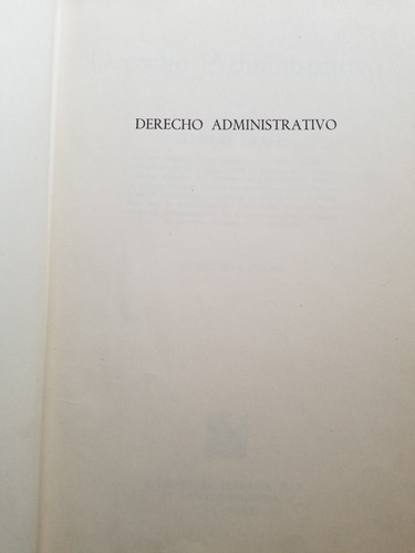 A0 Derecho Administrativo 18a Edición Gabino Fraga (Usado)