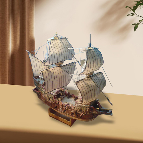 Kits De Barco De Velero De Papel 1/100, Kits De Barco De