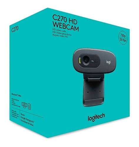 Camara Web Cam Logitech C270 720p Hd Mic Skype