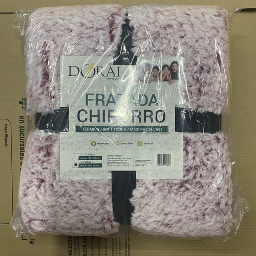 Frazada Doral Chiporro  Termica Soft Touch 2.0 Plazas