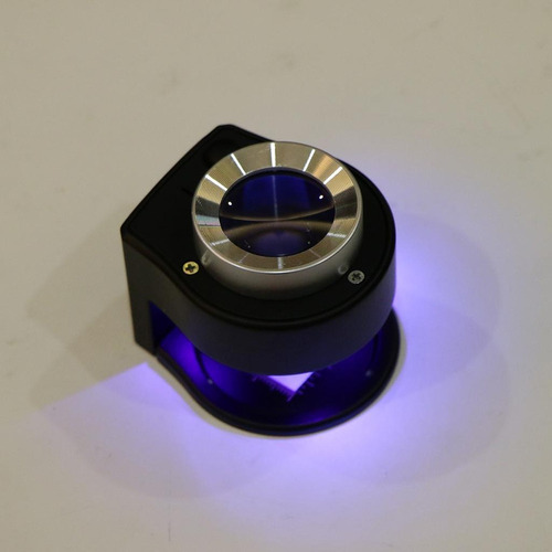 Lupa Uv Lupa Escala De Tela Textil Óptico 30x Aumento .
