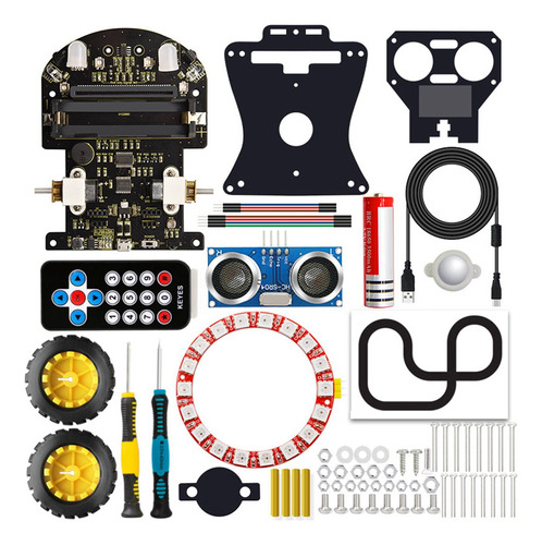 Coche Robot Smart Microbit V2 Para Coche Robot Micro:bit Gr