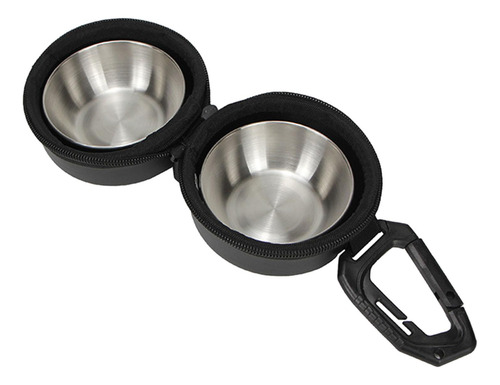 Cuencos Plegables Para Perros, Vasos Dobles Para Comida Y