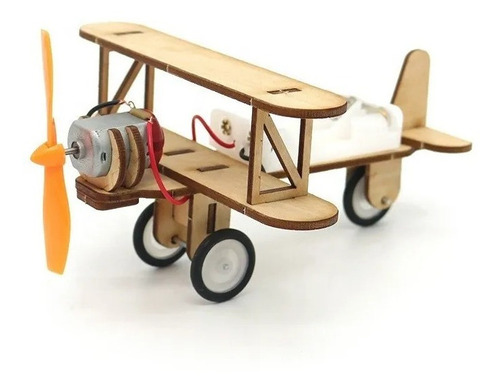 Paquete De 11 Kits De Avion Avioneta De Madera Para Armar