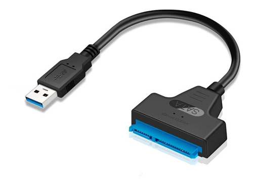 Cable Adaptador Usb 3.0 A Sata P/ Disco Hdd Y Ssd De 2.5    