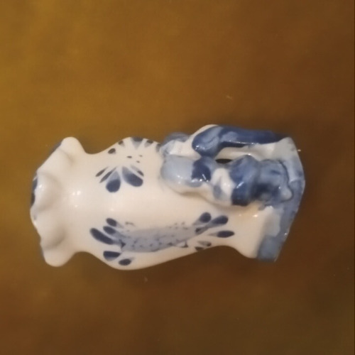 Florerito Violetero Estilo Holandés Florero En Miniatura (Usado)