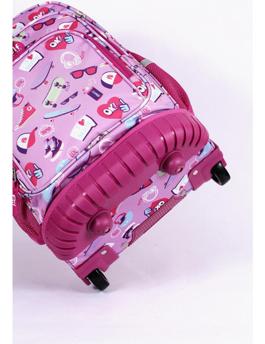 Mochila Carro Elf Pop Art 2 Div. 45cm 18 Pulgadas