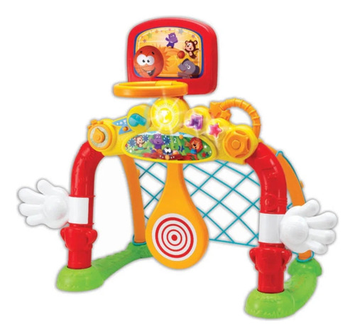 Set Winfun 4 En 1 Fútbol Handball Basketball Y Paddle Multicolor