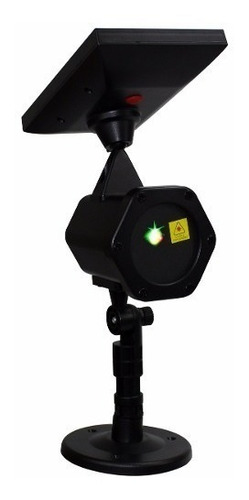 Espeto De Jardim Led Laser Bateria Solar Prova D'água Natal