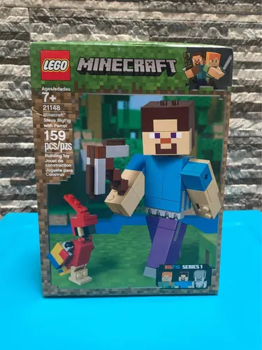 Lego 21148 Bigfig Minecraft Steve Con Loro Del A o 2019 Cuotas