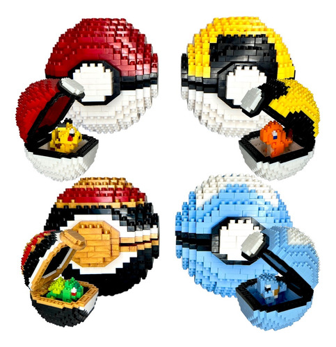 Set 12 Figuras 3d Coleccionables, Bloques Armables Mayoreo 12 Figuras Coleccionables