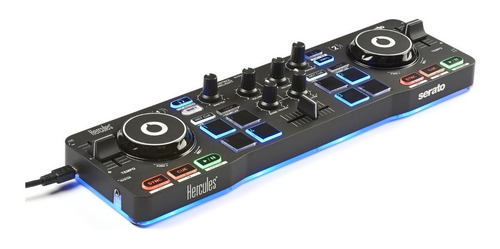 Imagen 3 de 3 de Controlador DJ Hercules DJControl Starlight negro de 2 canales