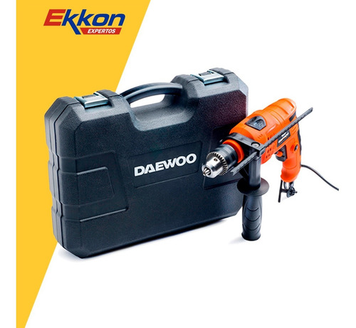 Taladro Percutor Daewoo 550 W 13 Mm + 19 Acc Vel Variable