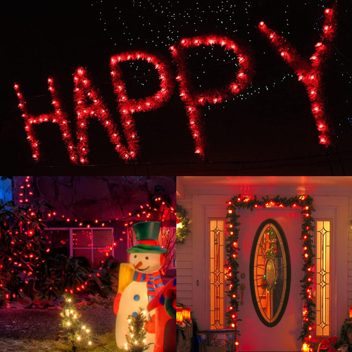 Luces De Día De San Valentín C9, 50 Led 245 Ft Luces De Cuer