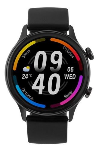 Smartwatch Mobo Ranger Negro Caja Aluminio/Negro