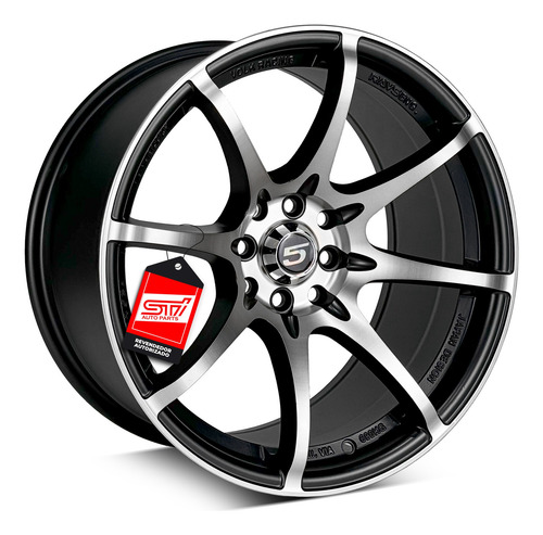 Jogo Roda Concava Xxr 527 Aro 17x9 4x100 Preto Fosco 8.7kg