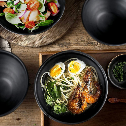 Juego De 4 Cuencos De Ramen De Estilo Japonés De Plás...