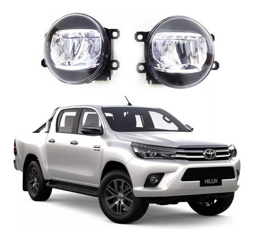 Faros De Niebla Ty Hilux Con Sistema Led 2016 2017 2018 2019