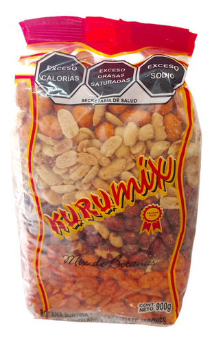 Rica Botana Surtida De Cacahuates Y Habas 900gr