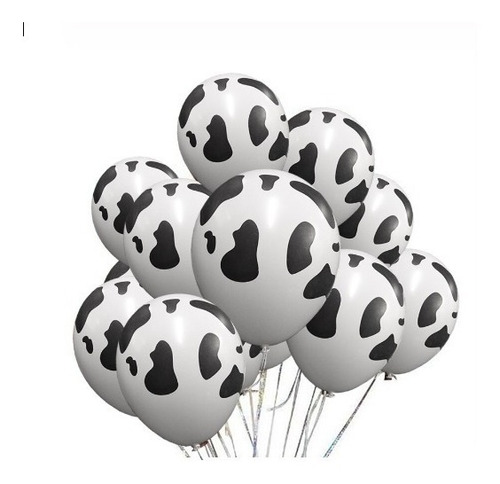 Globos De Latex De Mancha Vaca 