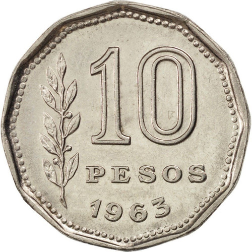 Argentina 10 Pesos 1963 - El Resero - Sin Circular