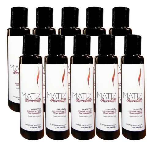 10 Shampoos Chocolate Intensificadores - Oferta Especial