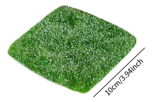 Terreno En Miniatura Grass Estática Modelo Modelo Azul