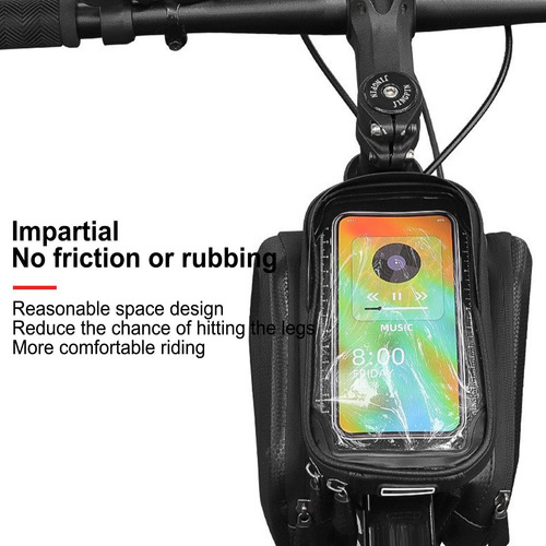 Bolsa Delantera Para Bicicletas Bolsa Para Manillar De Bicic