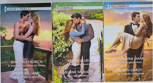 Lote X 3 Novelas Romanticas Harlequin 2 En 1