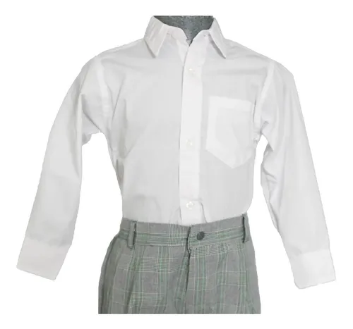 Camisa Blanca Escolar Manga Larga Economica 2 18