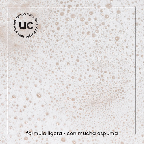 Shampoo Sin Sal Para Cabello Rizado Urban Curls 360 Ml