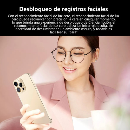 Android Celulares 4g I14 Pro 6.8 Pulgadas Barato Ram1gb Y Rom8gb Dorado