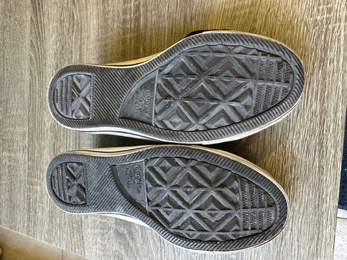 Zapatillas Converse Chuck Taylor Cuero Negras (Usado)