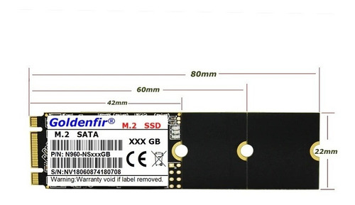 Ssd 128gb M.2 Golfenfir M2 Novo