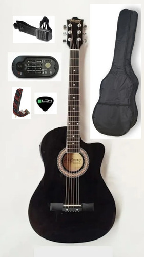 Guitarra Electroacustica Mccartney C/afinador Remate Accesor