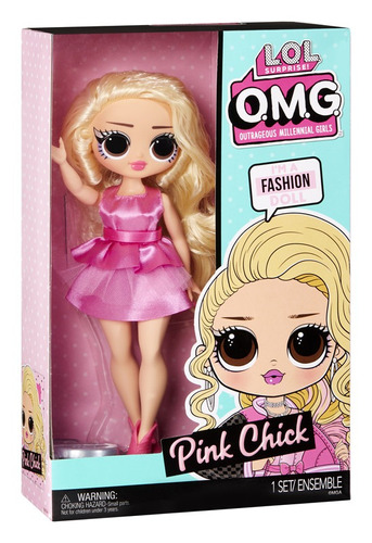 Muñeca Pink Chick Lol Surprise O.m.g Fashion Y Estilo 3