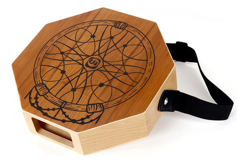 Percussion Instrument 2-tone Drum Beginners Wooden Cajon