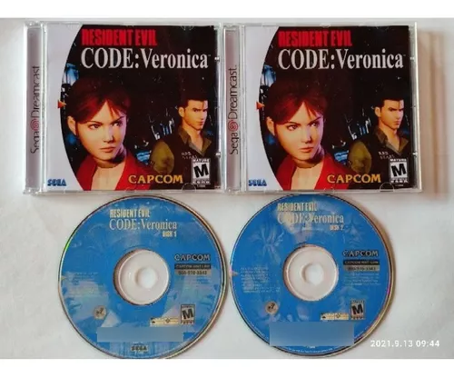 Resident Evil Code Verônica ps2 ( Biohazard ) + cd bônus Devil May Cry -  Escorrega o Preço