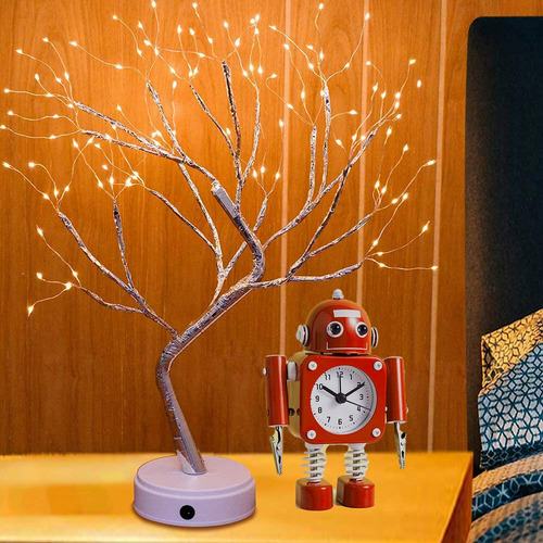 Lámpara Led De Mesa Para Bonsái Luz Nocturna Usb Batería