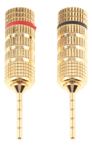 comprar 2 Piezas 2mm Conectores , Clavijas Para Altavoces Doble