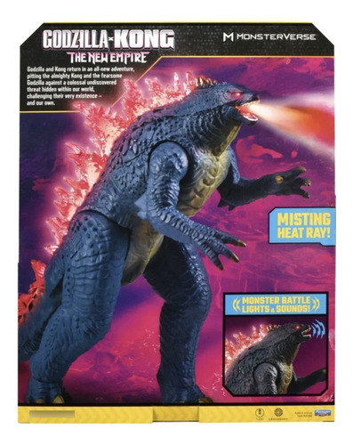 Figura Gigante Godzilla Luz Y Sonido Disparador Devapor 33cm