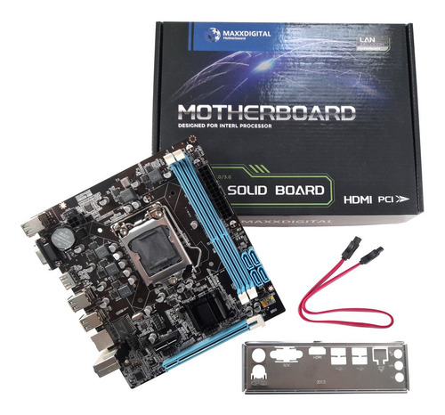 Placa Mãe H61 Chipset Intel 1155 Para Jogos