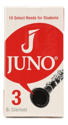 Caja 10 Cañas Para Clarinete Si Bemol 3 Juno Jcr013(10)