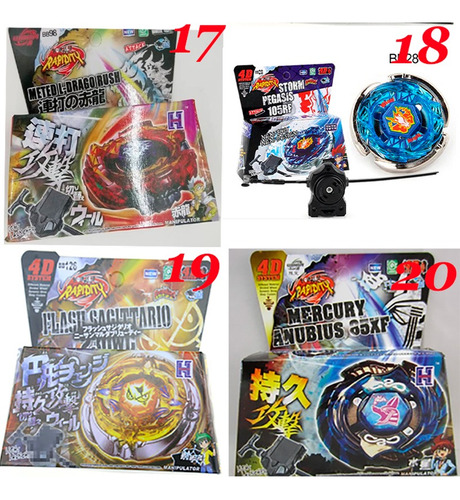 Figuras Beyblade 10 Pza (Usado)