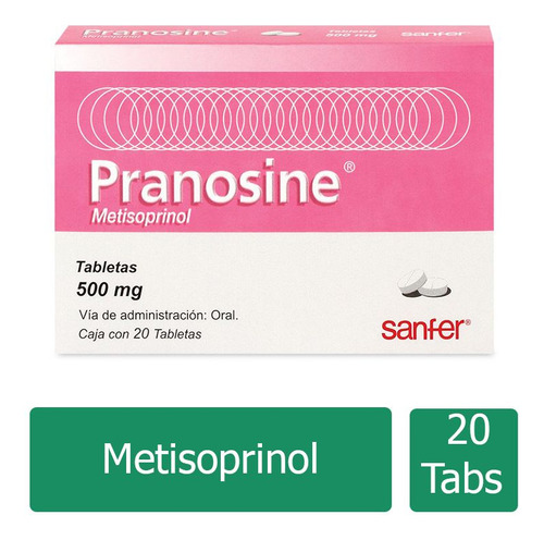 Pranosine 500 Mg Caja Con 20 Tabletas